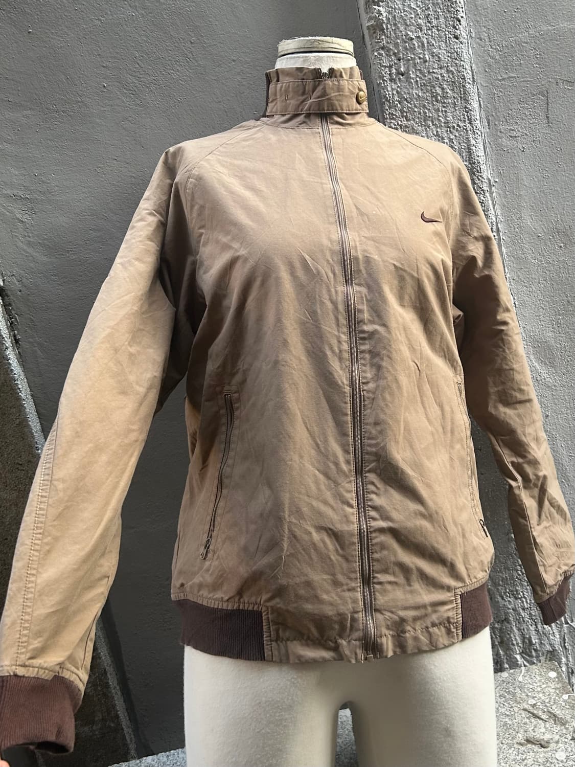 *rare* 2000s JPN 나이키 브라운 베이지 자켓 상품이미지2