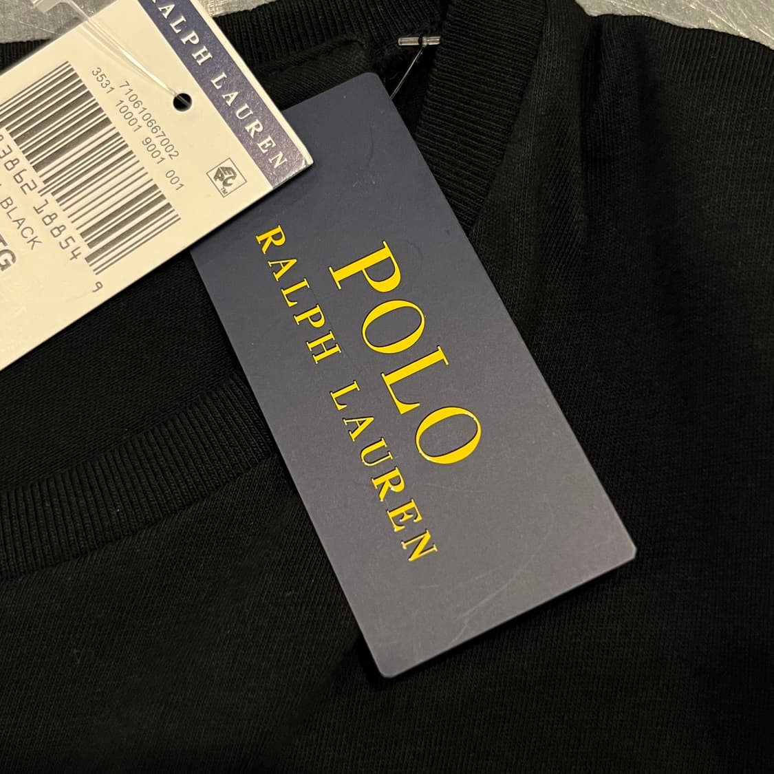 POLO 폴로 랄프로렌 라운드넥 반팔 티셔츠 블랙  상품이미지10