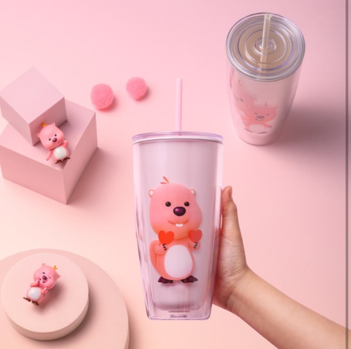 새상품)락앤락 잔망루피 빨대 텀블러 720ml 상품이미지1