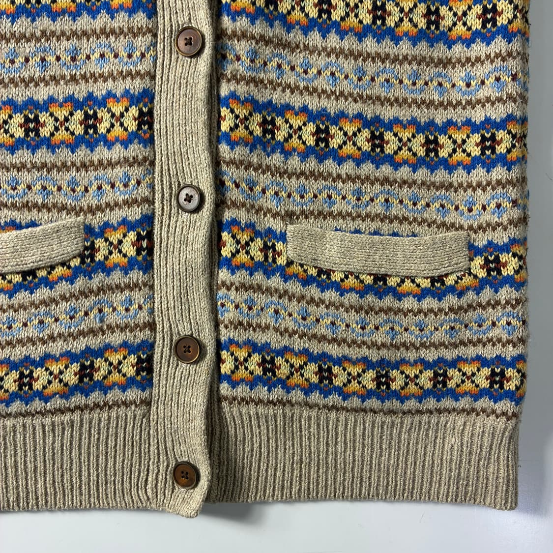 Polo  랄프로렌 페어아일 베이지 울 실크 니트 베스트  상품이미지3