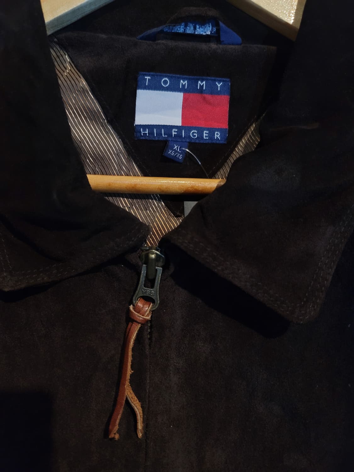 90's~ 타미힐피거 오리지날 스웨이드 자켓  상품이미지3
