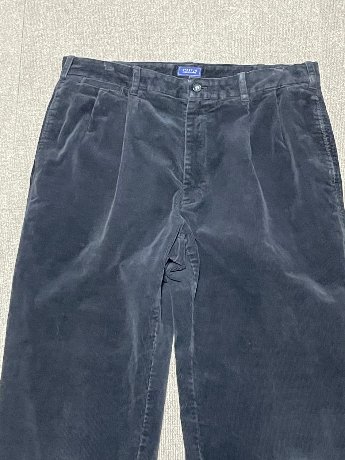 Stretch 코듀로이 블랙팬츠  J02540 상품이미지3