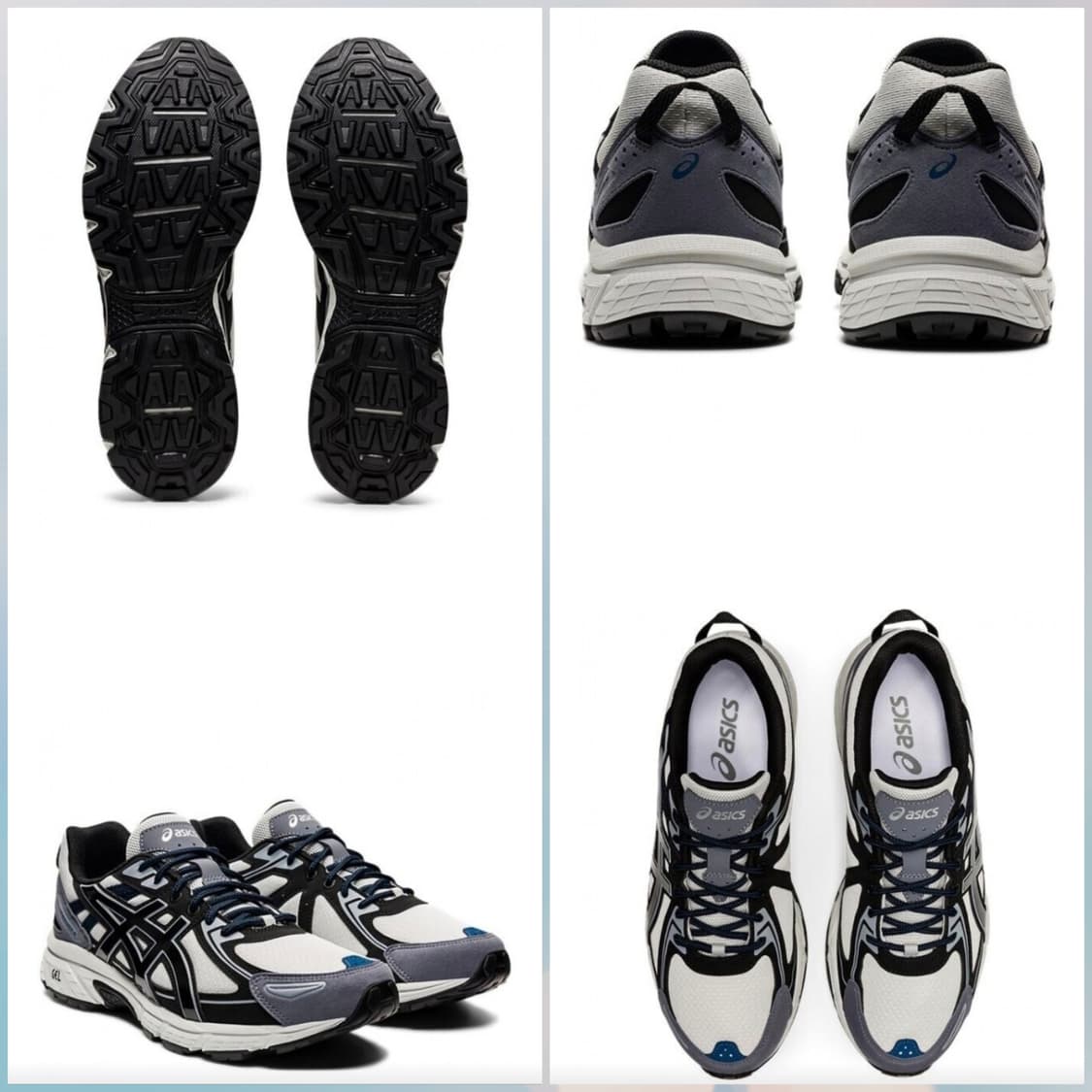 아식스 젤 벤쳐 6 화이트 블랙 색상 등산화 270 상품이미지10