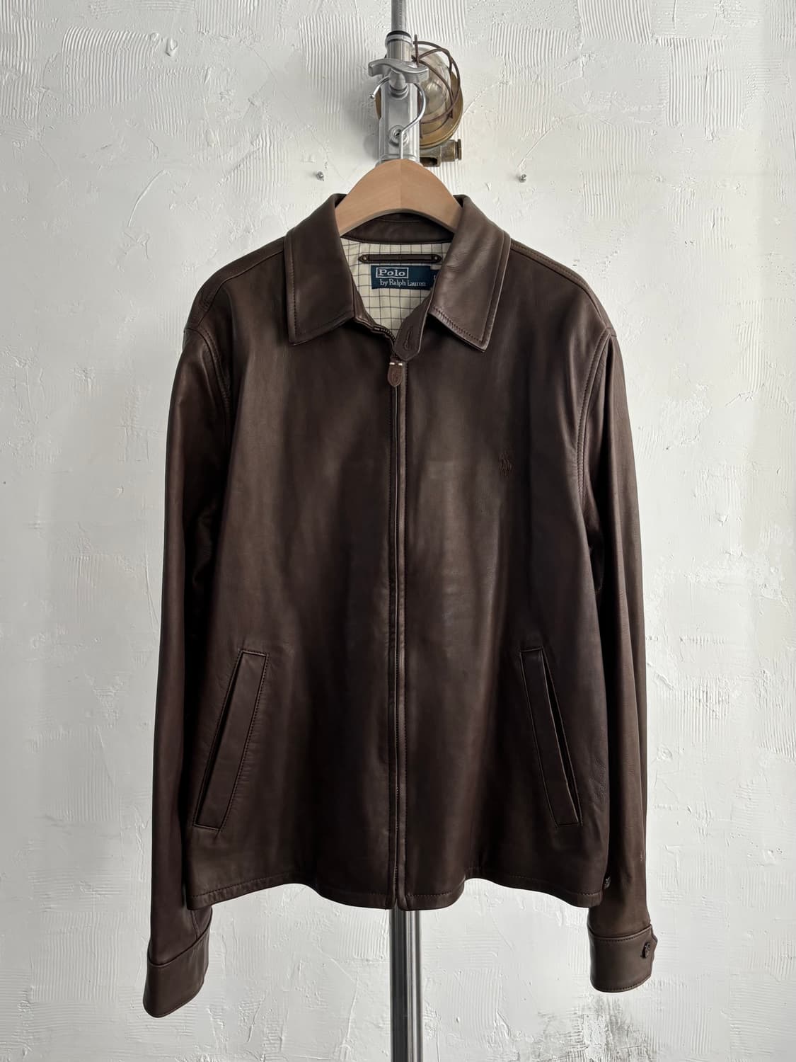 Polo 폴로랄프로렌 브라운 맥스웰 양가죽 자켓 상품이미지1