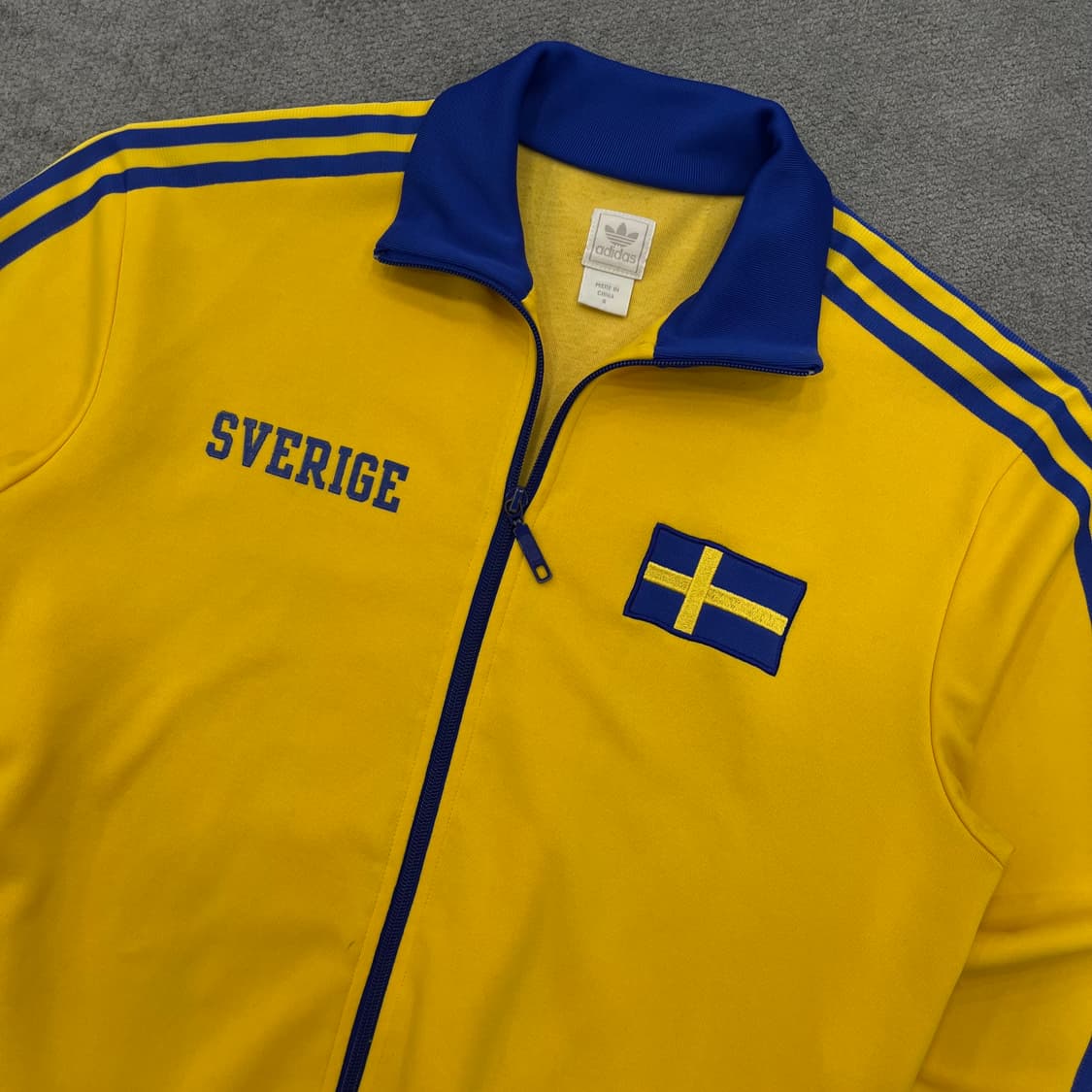 S 아디다스 스웨덴 축구 대표팀 트랙탑 져지 상품이미지2