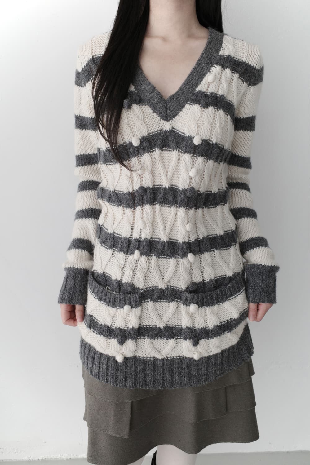 bubble pocket long knit 상품이미지5