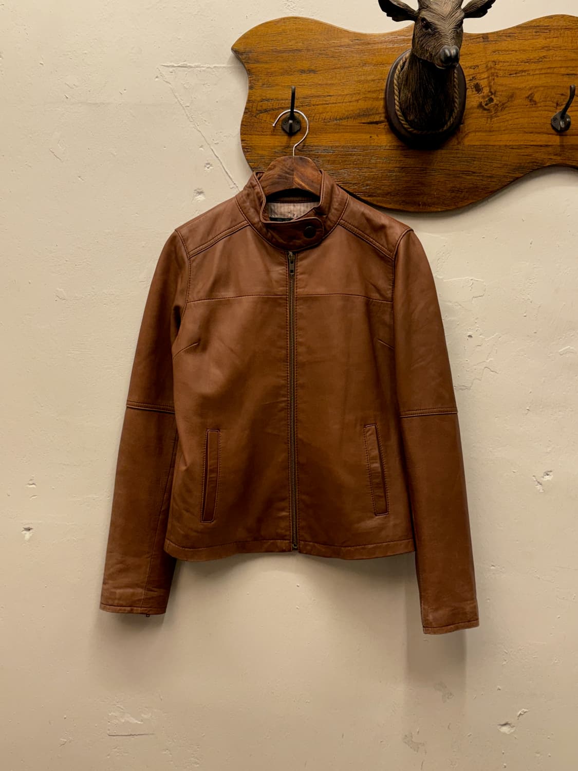 United Arrows Leather Rider Jacket 상품이미지1