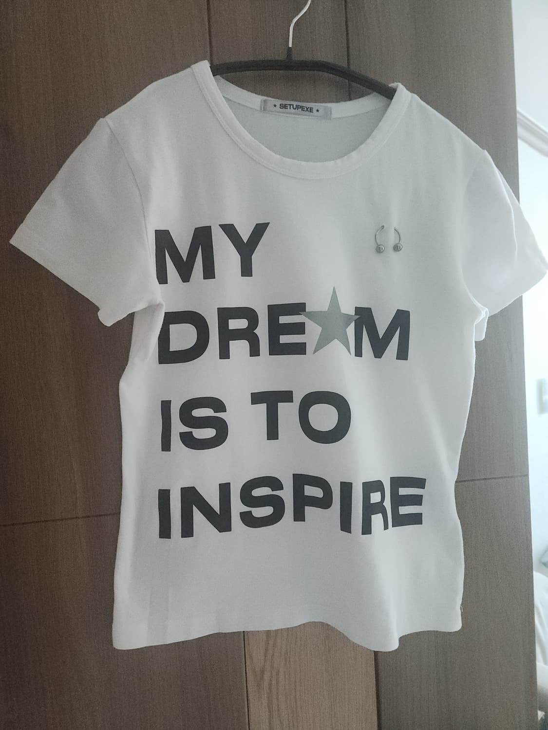Dream piercing top/white 상품이미지2