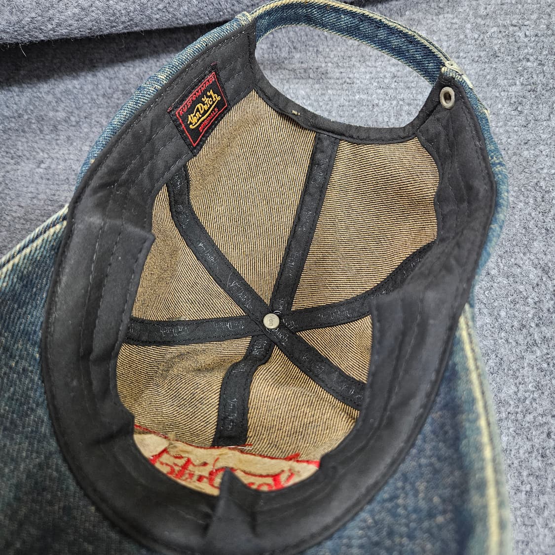 본더치 빈티지 워시드 데님 볼캡(급처) 상품이미지3