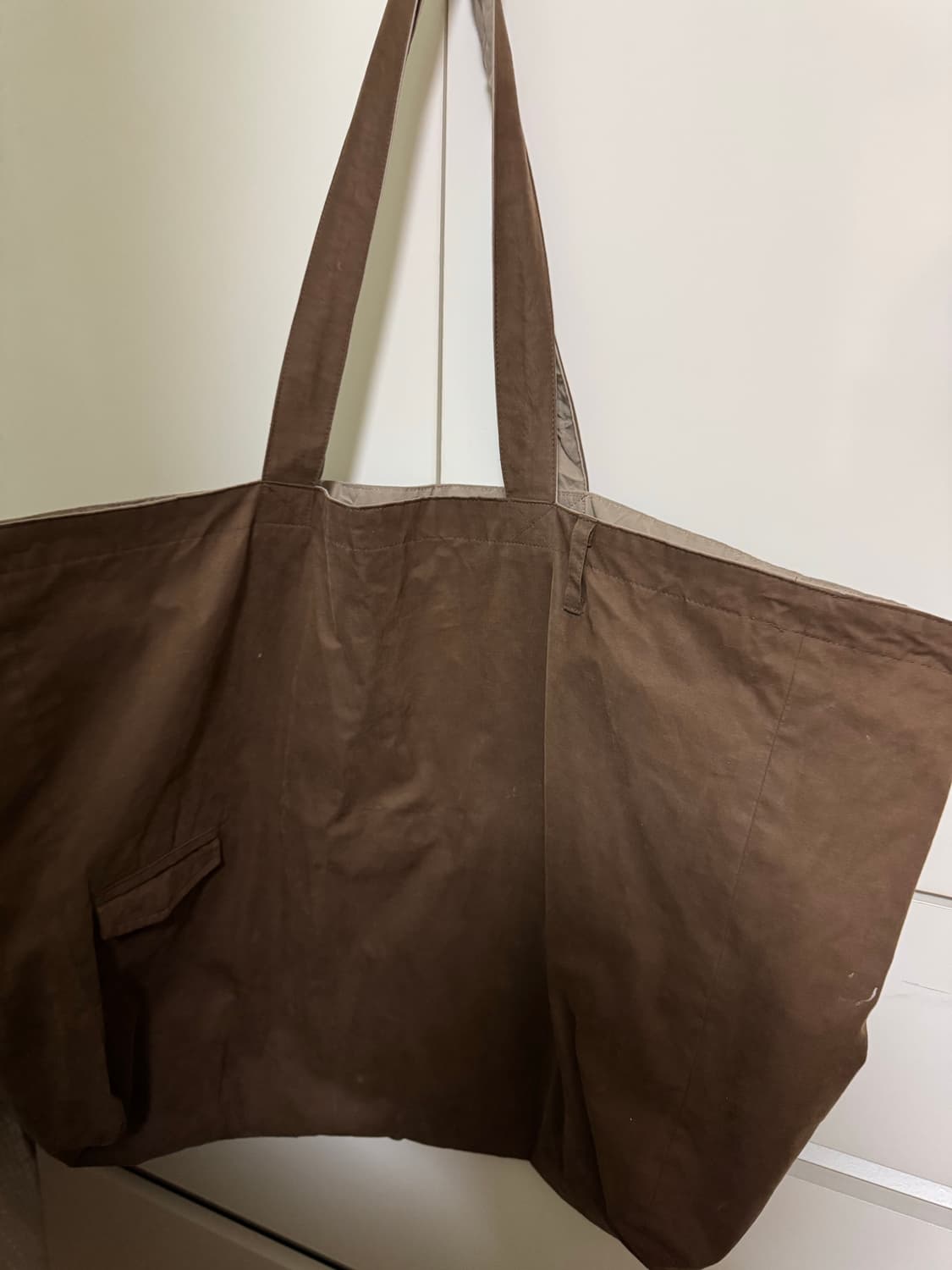 큐레이티드퍼레이드 도트백 브라운 상품이미지3