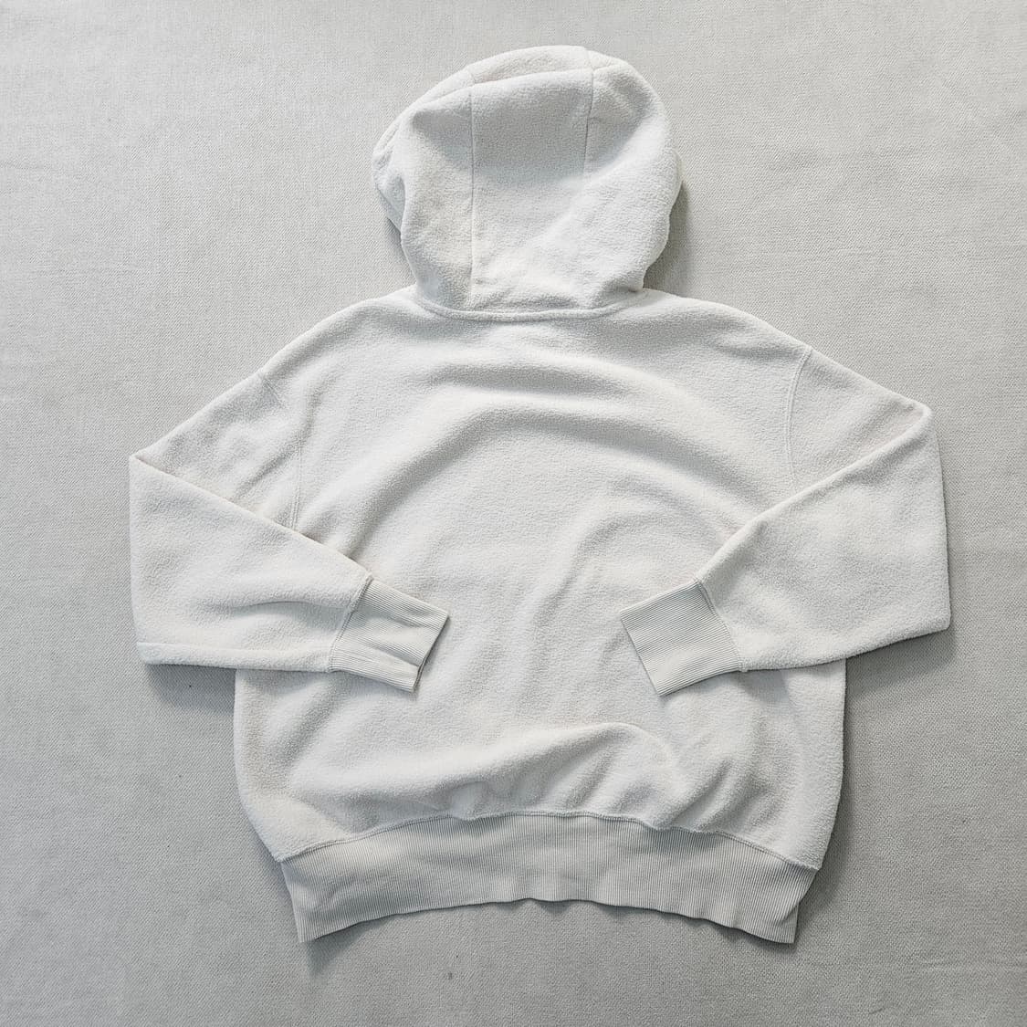 S 나이키 여성 화이트 플리스 후드티 0331Y 상품이미지2