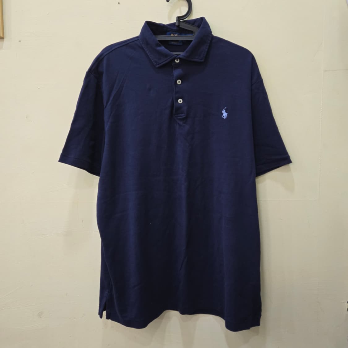 [L] Polo Ralph Lauren 클래식핏 반팔 폴로셔츠 (네이비) 상품이미지1