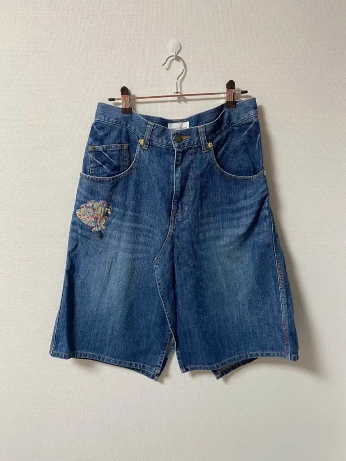 일본 빈티지 모리걸 하구미 청 스커트 상품이미지1