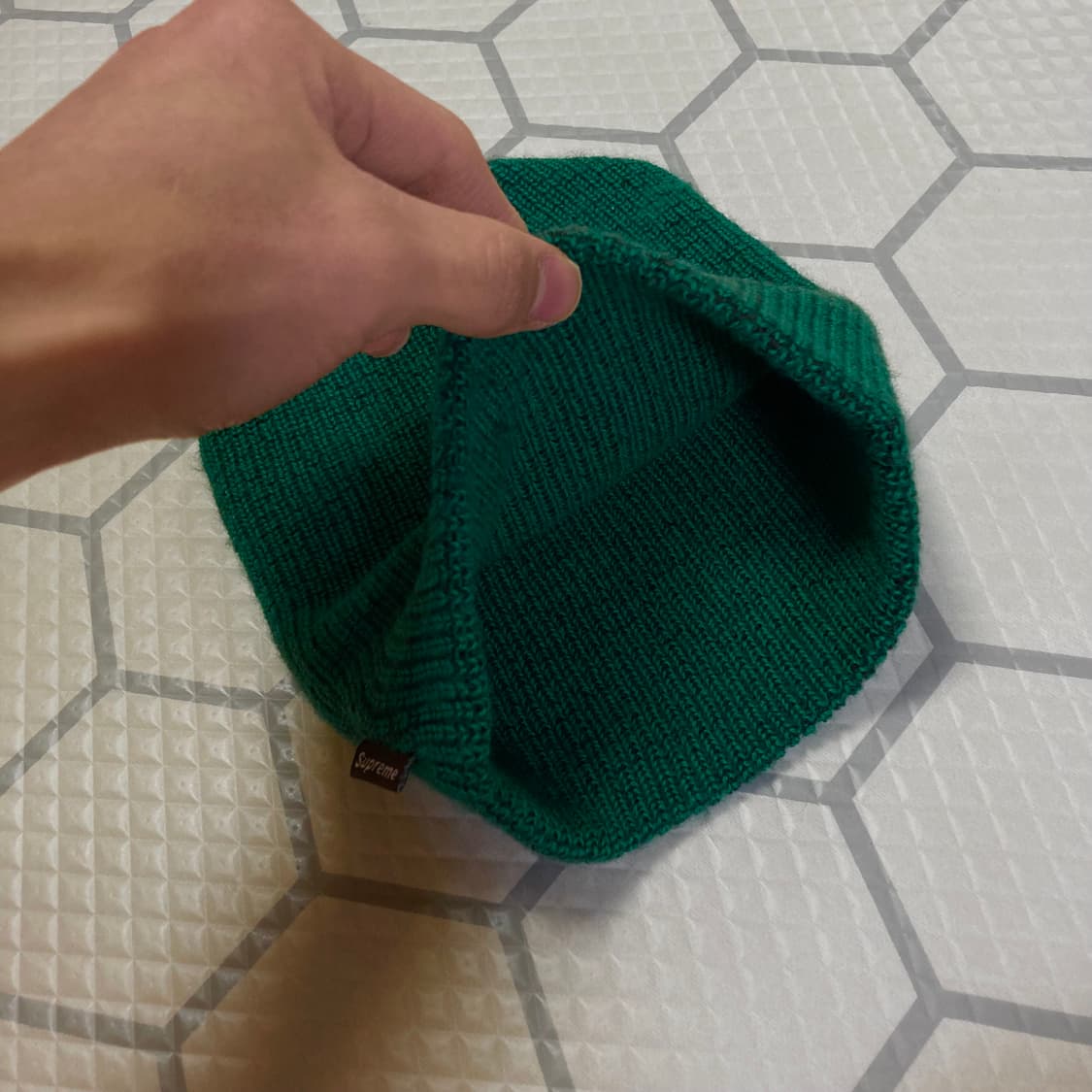 (os) 00s 슈프림 베이직 비니 그린 상품이미지4