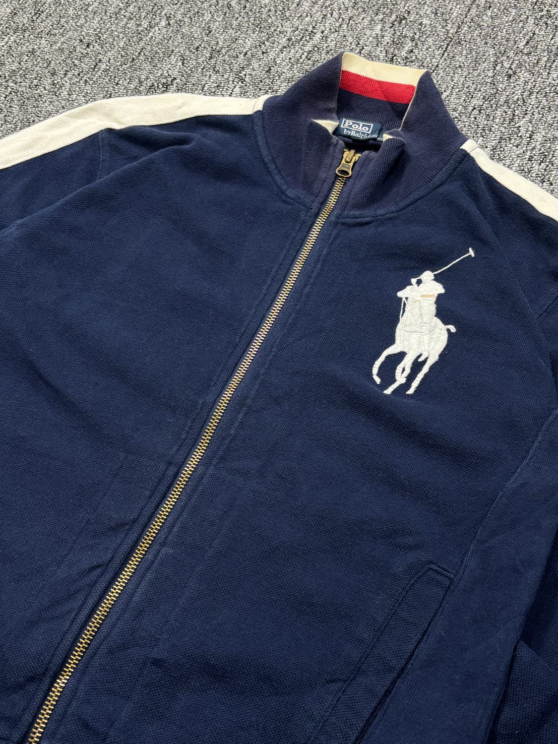 폴로 랄프로렌 빅포니 네이비 집업 S 상품이미지2