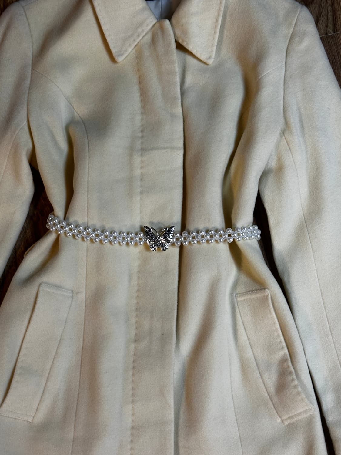 빈티지 잉그니 달천깔 코트 오네갸루 라떼 로걀 이시하라사토미 대대장 상품이미지3