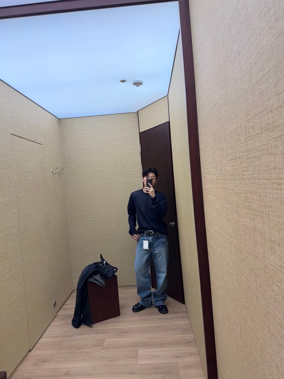 팔로마울 네이비 니트 (S) 상품이미지3