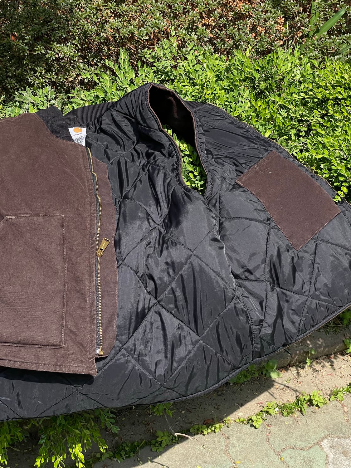 빈티지 칼하트 베스트 브라운xxl 상품이미지4