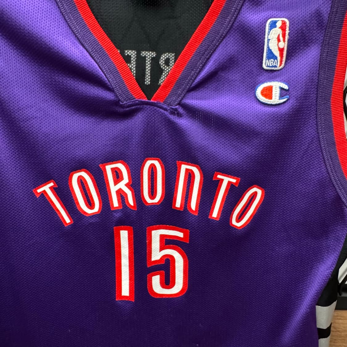 00s 챔피온 X NBA 토론토 랩터스 레플리카 유스 저지 퍼플 상품이미지5