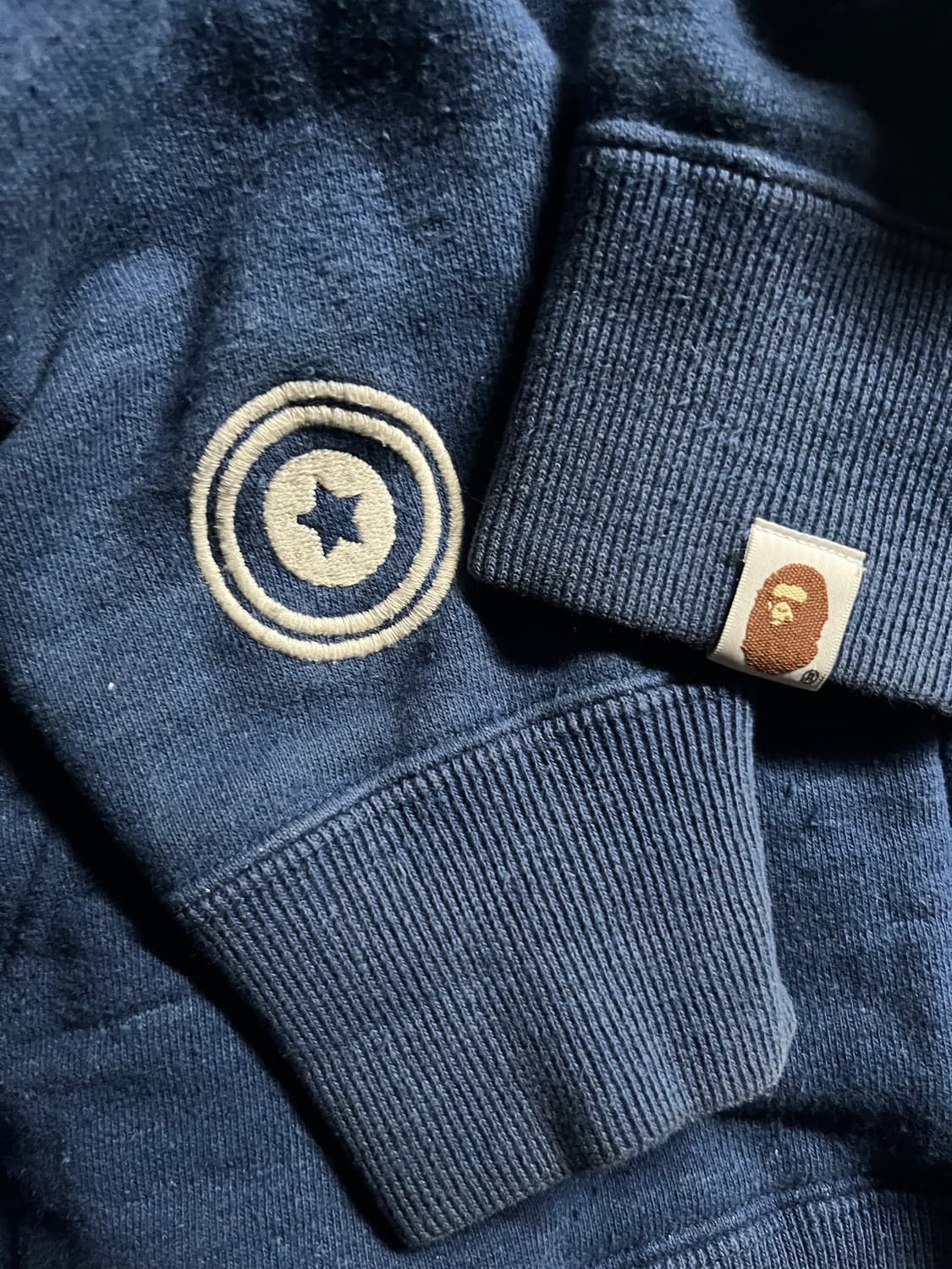 베이프 샤크후드 딥네이비-S (유일매물) 상품이미지6