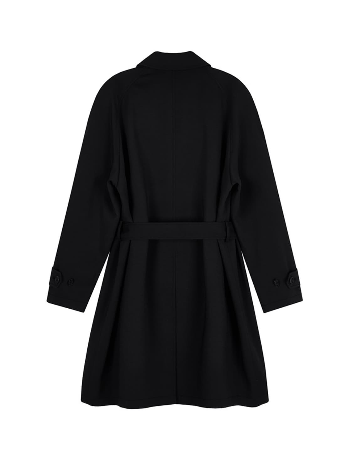 리포스 Repos 하프 오버 싱글 트렌치 코트 블랙 상품이미지7