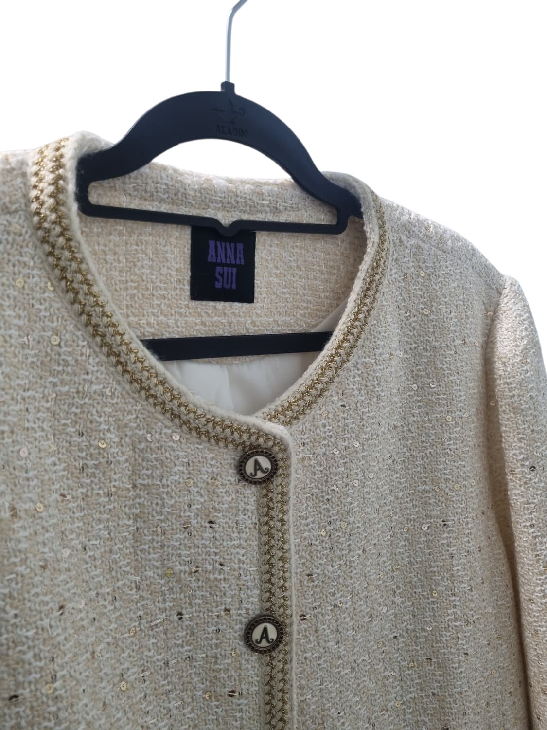 안나수이 트위드 자켓 아이보리 88 (여성105) 상품이미지2