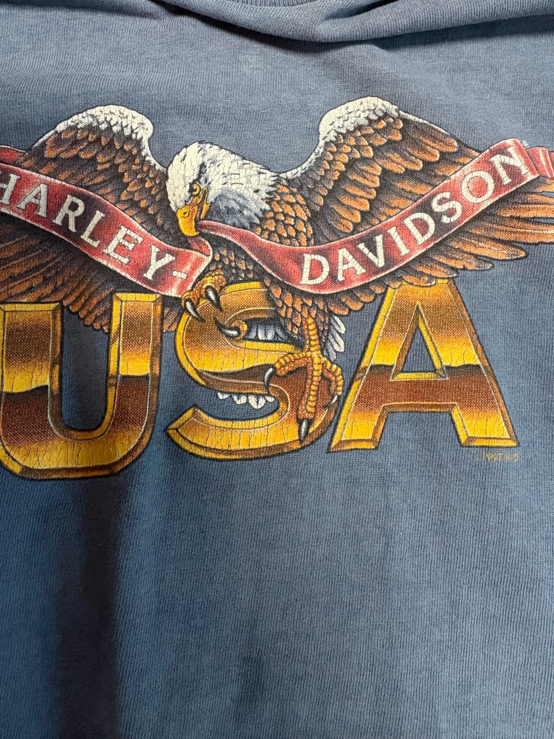 80s~90s 할리데이비슨 싱글스티치 티셔츠 상품이미지8