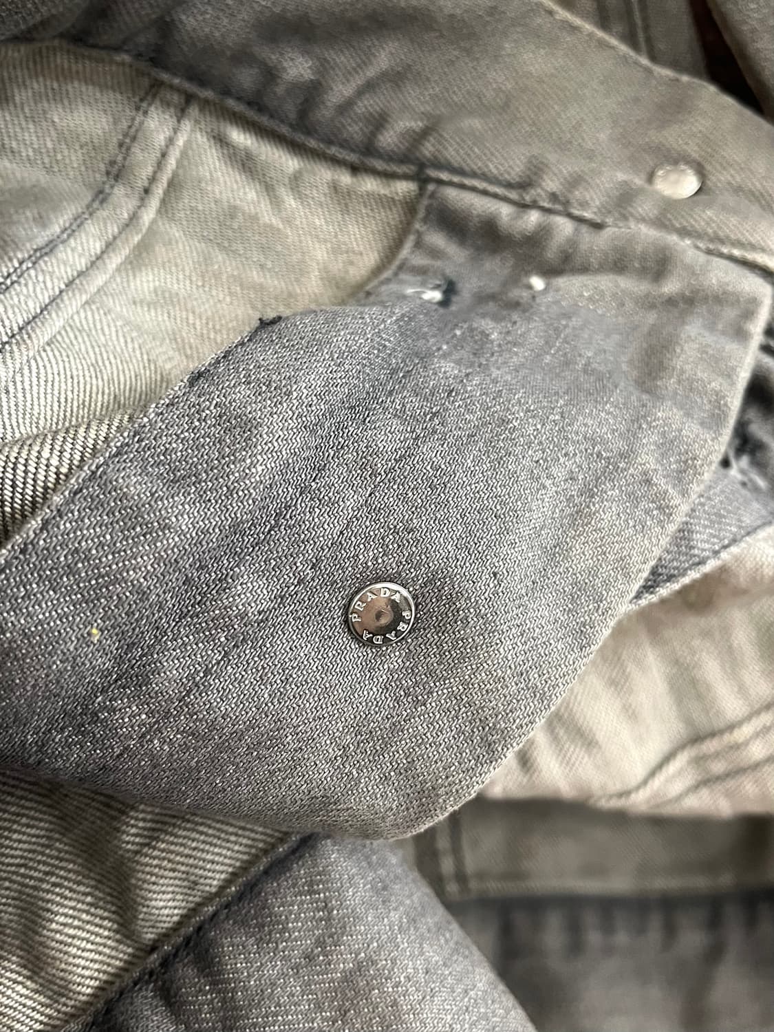 프라다 2006 아카이브 데님 자켓 상품이미지7