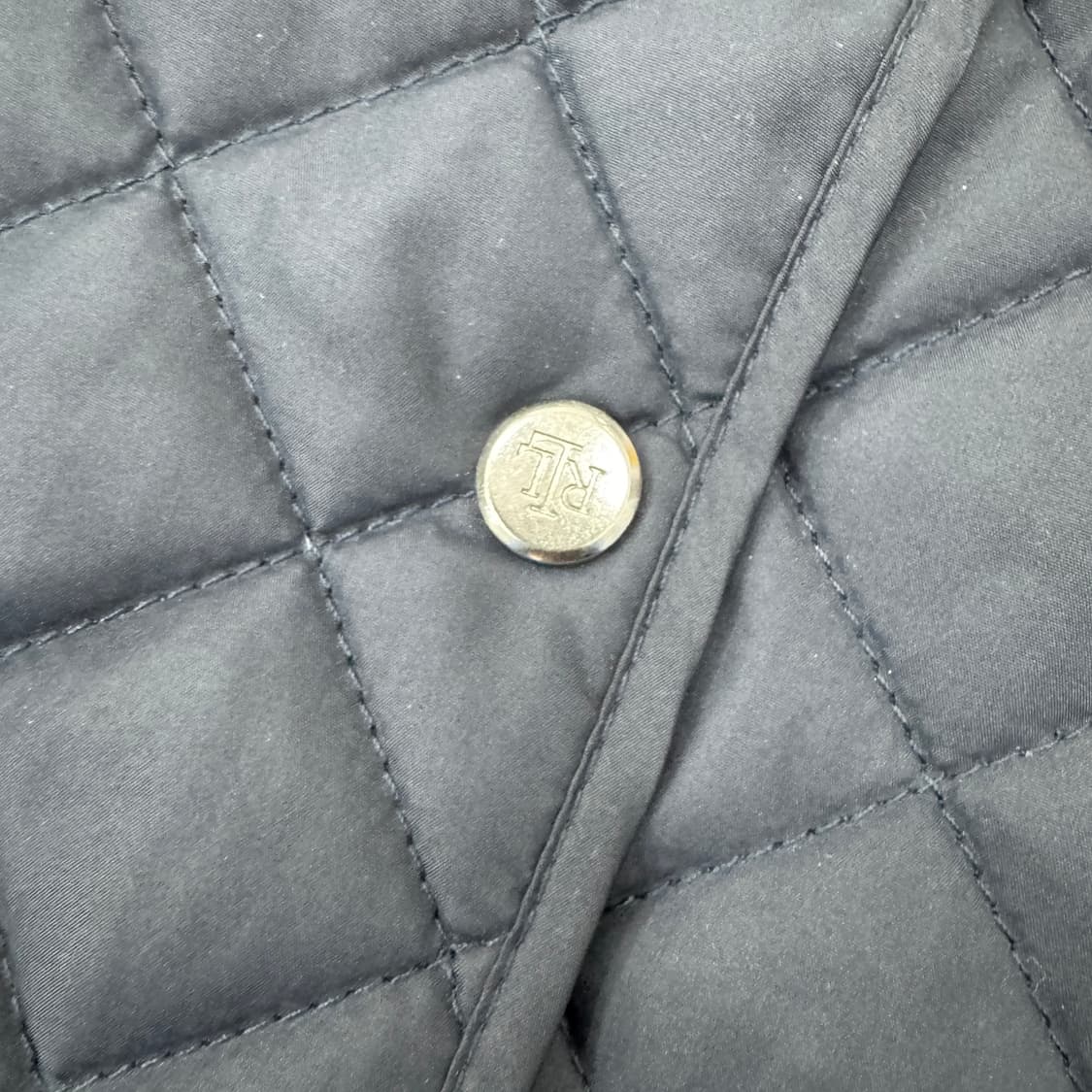 여성용 S 폴로 랄프로렌 네이비 퀼티드 자켓  상품이미지5