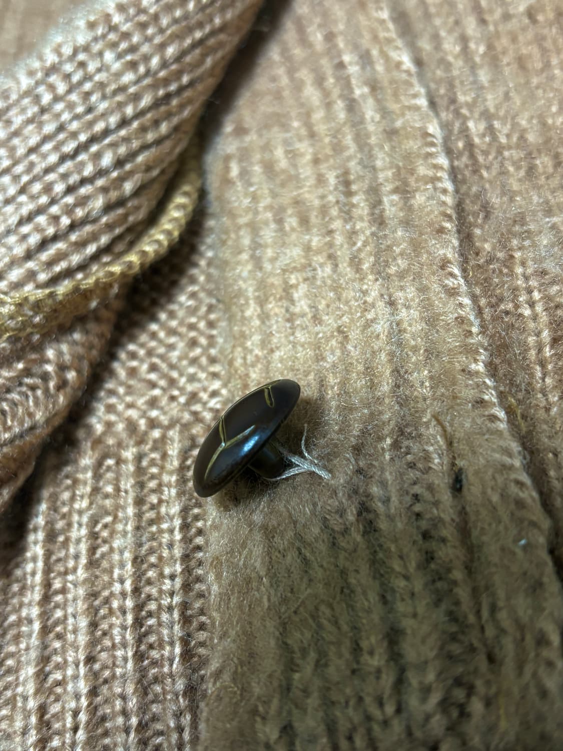 챈스챈스 앙고라 가디건 카멜 상품이미지2