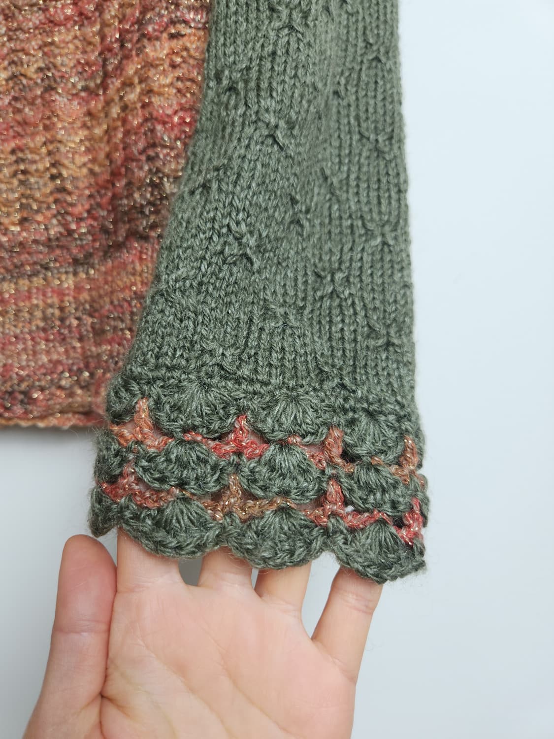 믹스 물결 니트 상품이미지10