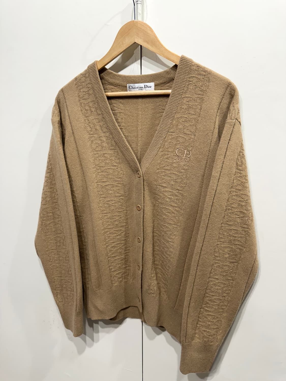 90's 크리스찬 디올 스포츠 CD 니트 가디건 상품이미지2