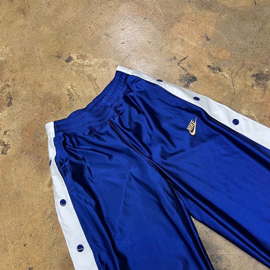 [정품/S] 나이키 블루 화이트 트랙 팬츠 상품이미지1