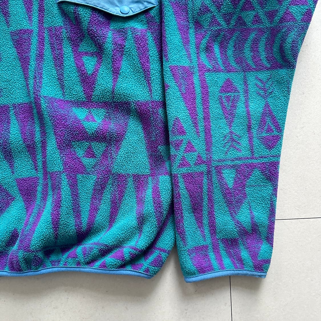 파타고니아 신칠라 스냅티 아즈텍 나바호 에스닉 패턴 플리스 S 상품이미지4