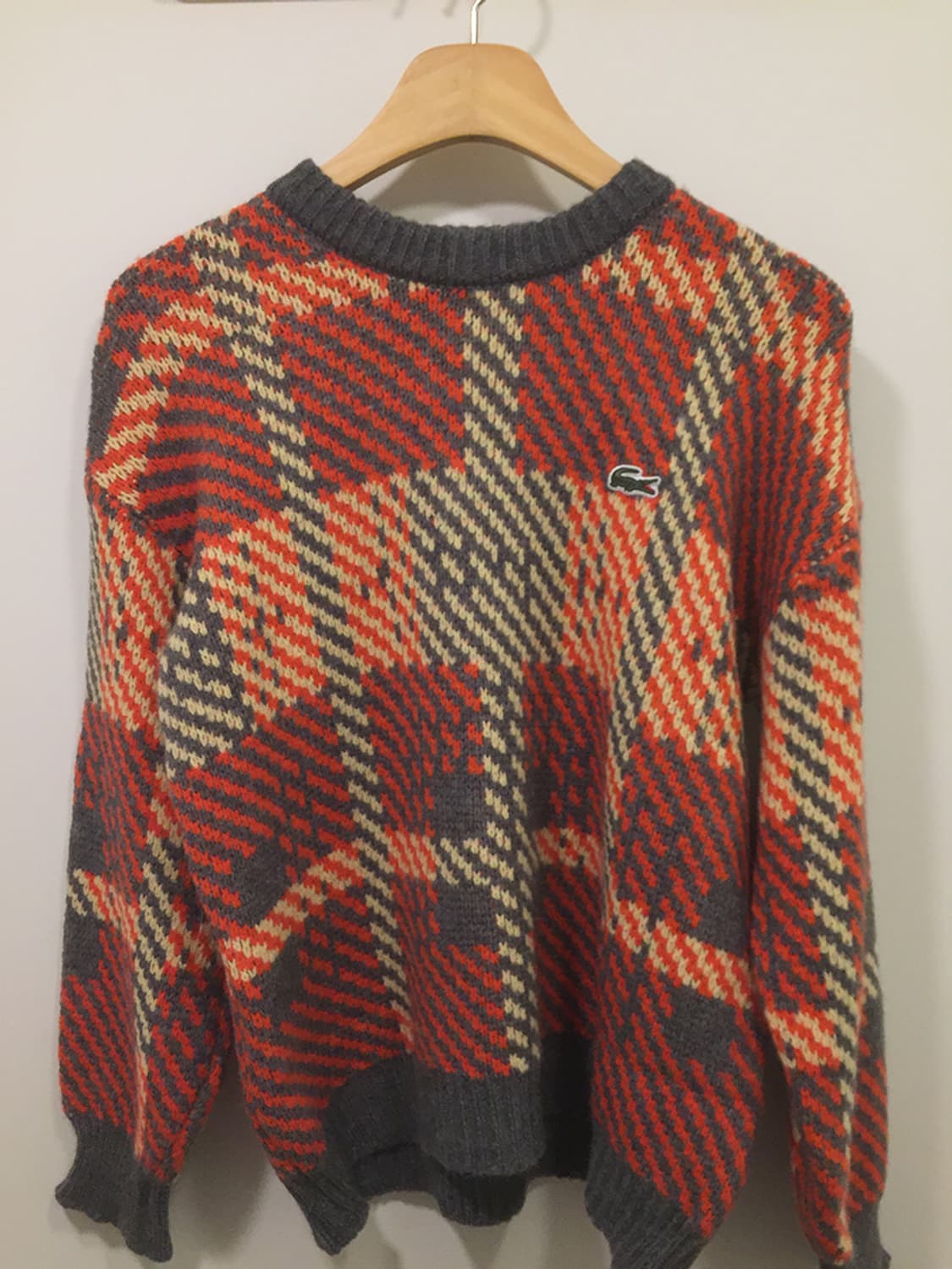 여성 라코스테 라운드 니트 100 상품이미지6