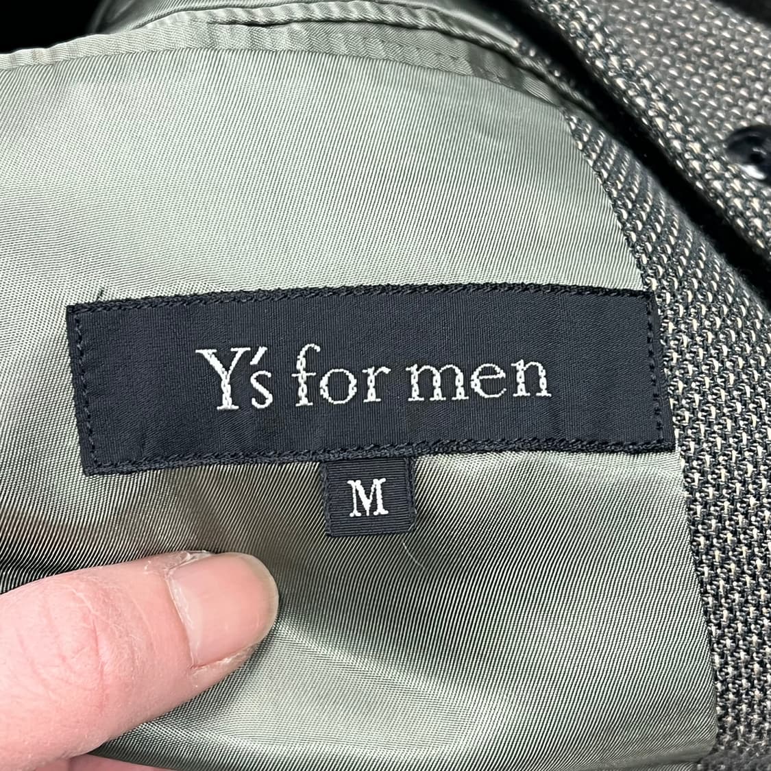 요지야마모토 트위드 블레이저 s09016 상품이미지6