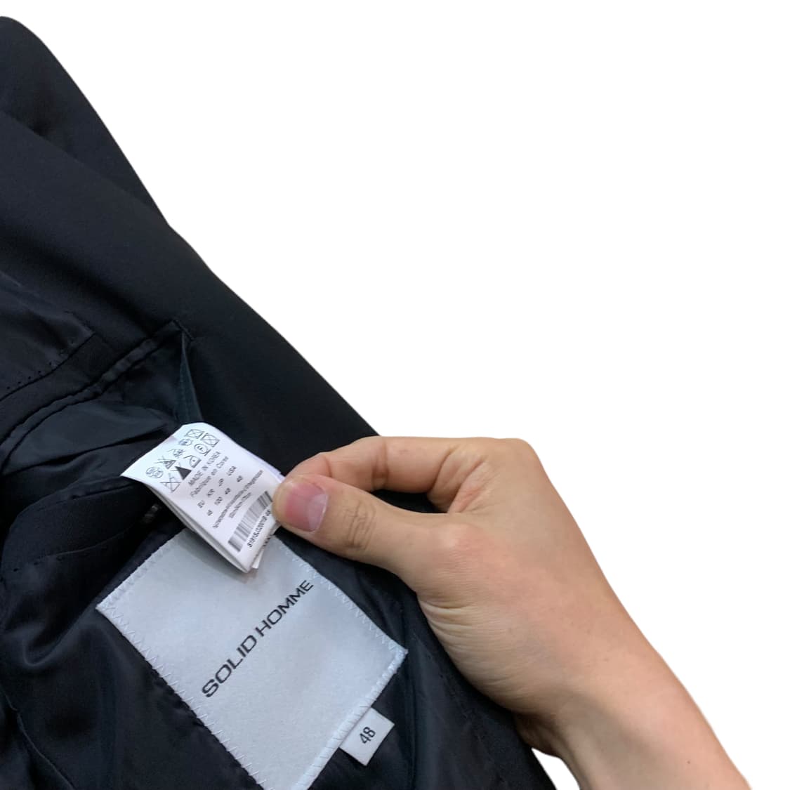 솔리드옴므 블랙 블레이저 상품이미지4