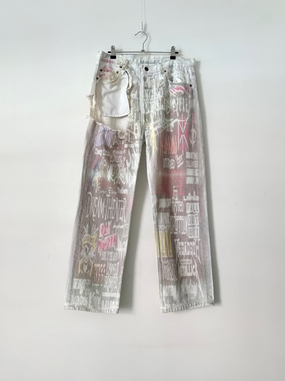 LEVI'S 501 90s custom painted pants  상품이미지1