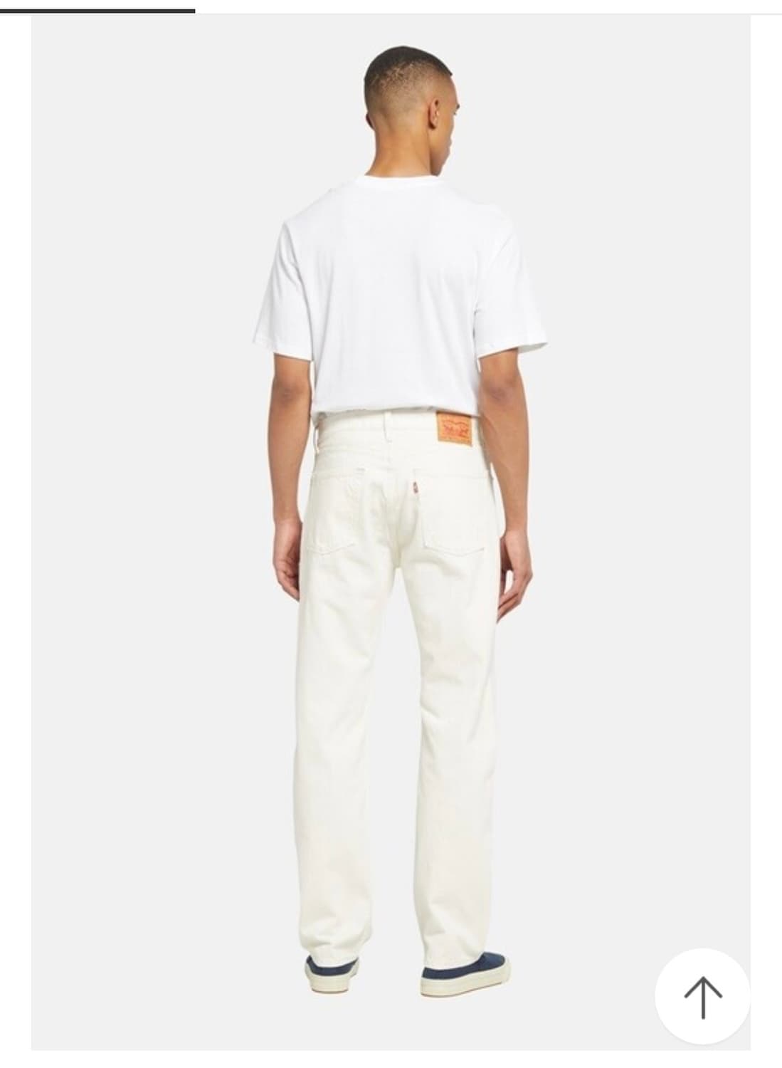 (30) 리바이스 555 96 릴렉스 스트레이트 진 화이트 상품이미지3