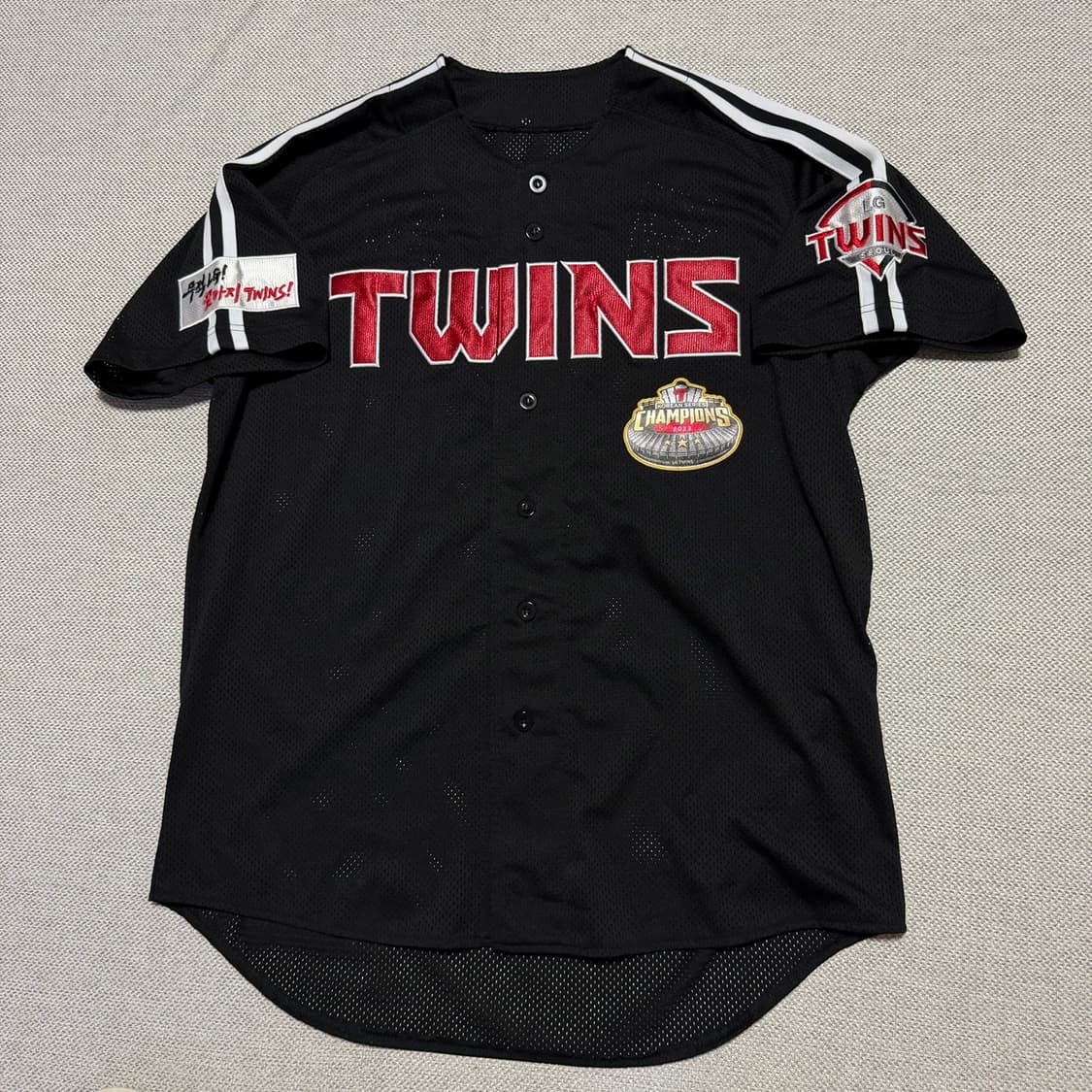 LG 트윈스 2023 한국 시리즈패치 김선양 유니폼 상품이미지1