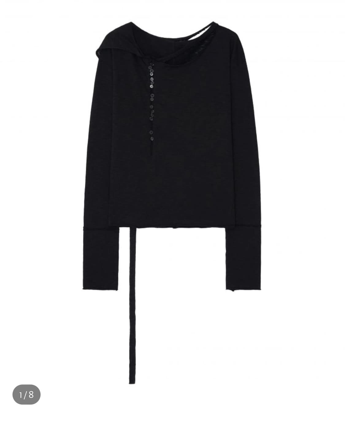 하르테올뎀 Buttoned Scarf Sleeve 1사이즈 판매합니다 상품이미지1