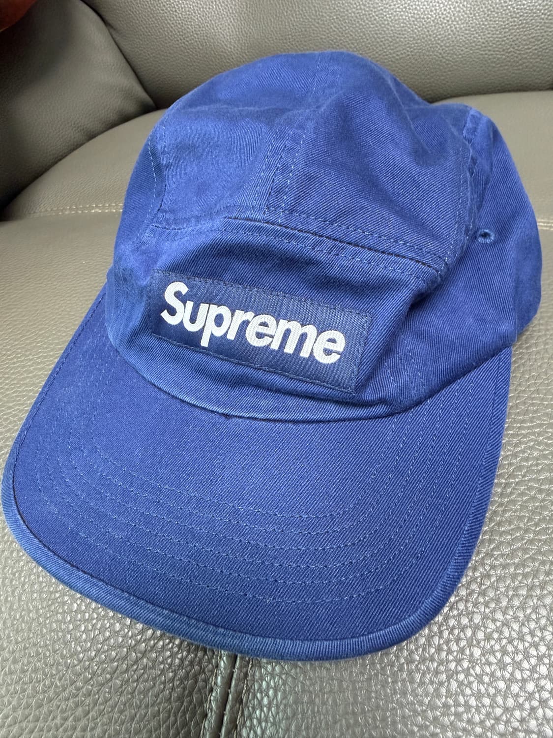 슈프림 24ss 워시드 치노 트윌 캠프캡 네이비 상품이미지1