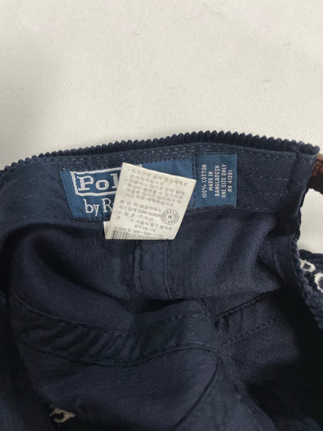 00‘s 랄프로렌 폴로 코듀로이 볼캡 상품이미지5