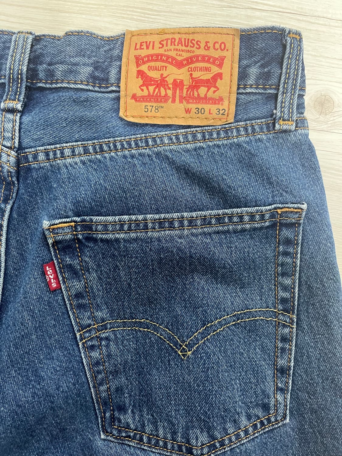 리바이스 578 Baggy Jean Medium Wash 상품이미지1