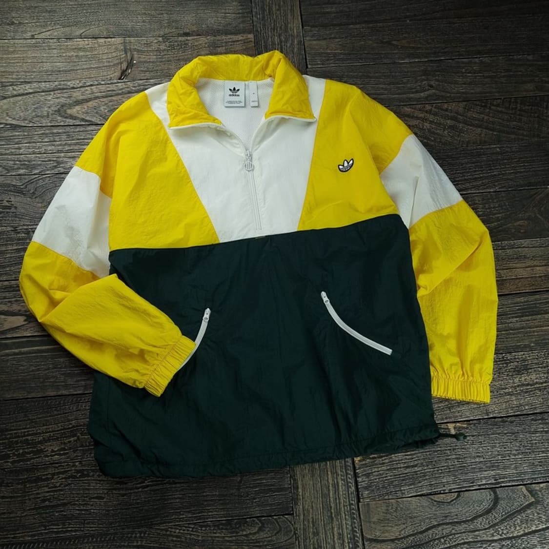 [아디다스] 컬러 배색 오버핏 아노락 바람막이 자켓 M18462 상품이미지1