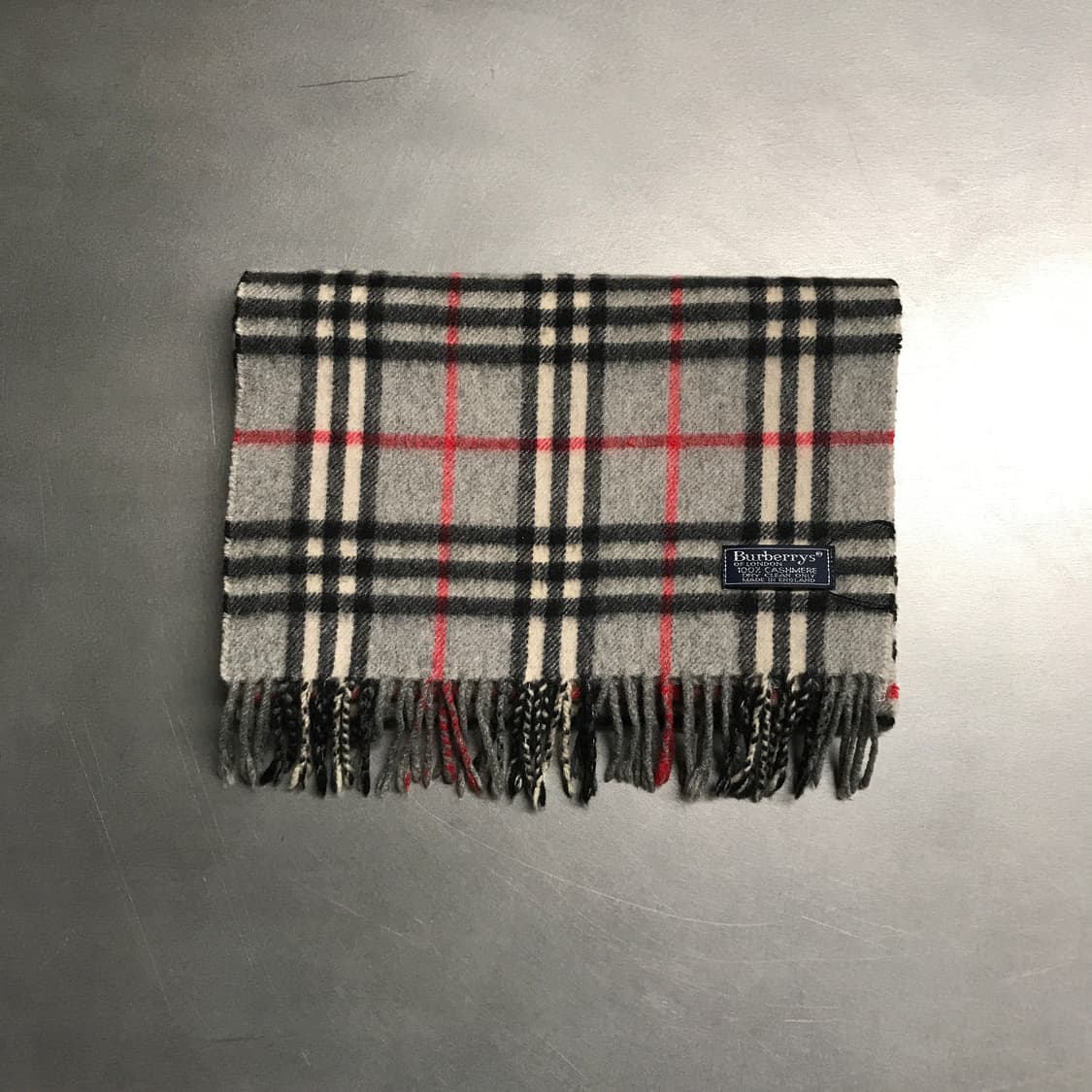 버버리 정품 캐시미어 머플러 그레이 상품이미지1