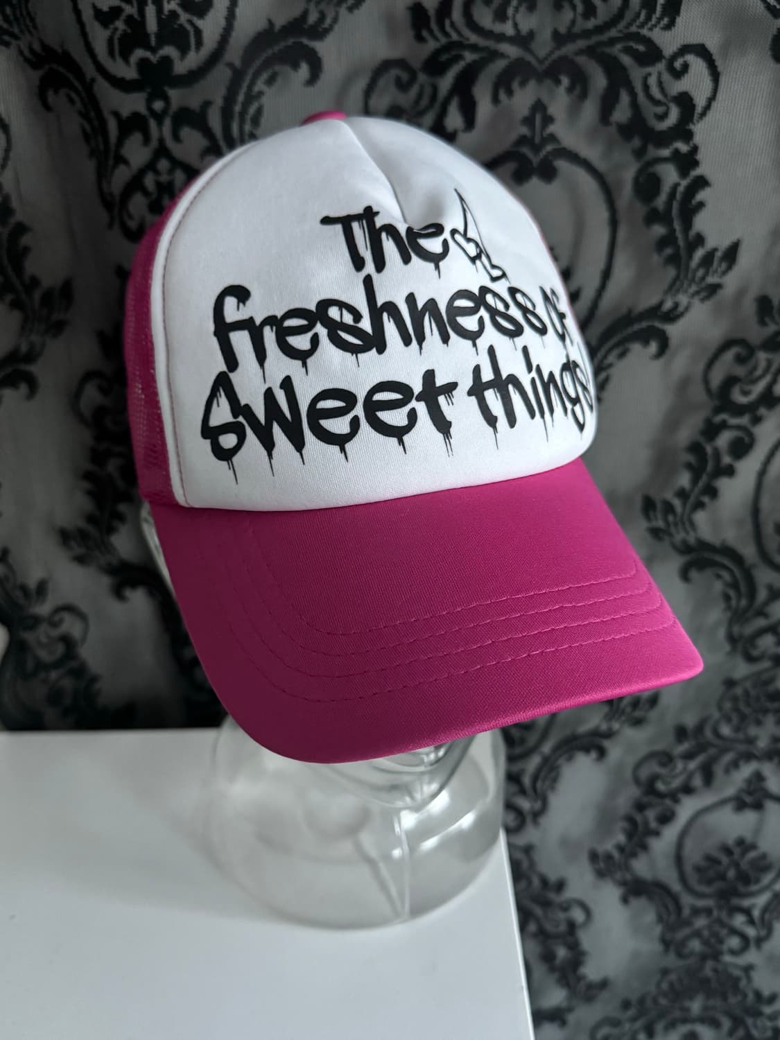 크랭크 핑크 메쉬캡 상품이미지5