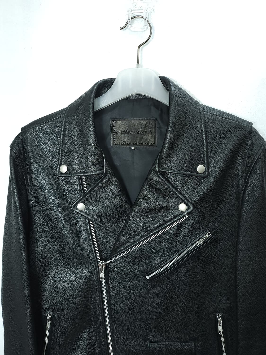 Mikendo Sparone 가죽 라이더 자켓 100-105 XL 새제품 상품이미지3