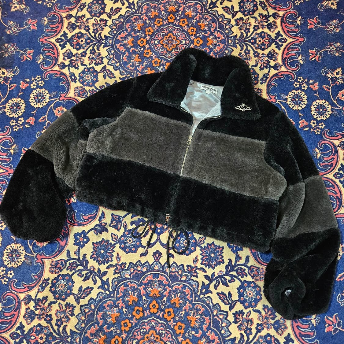 플리즈마스페어 크롭 투웨이 집업 플리스자켓 Free 상품이미지2