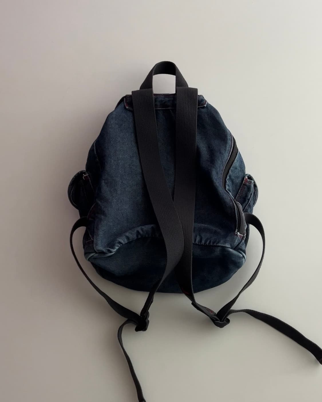 푸부 빈티지 데님 백팩 상품이미지2